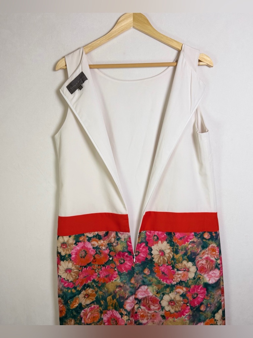 Anthropologie Sunday in Brooklyn Floral Colorblock Sheath Dress Women’s Sz 4 - Picture 7 of 9